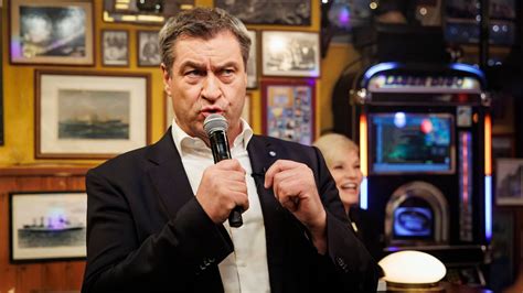 markus lottologo|Markus Söder singt bei „Inas Nacht“ und sagt „Kubicki  .